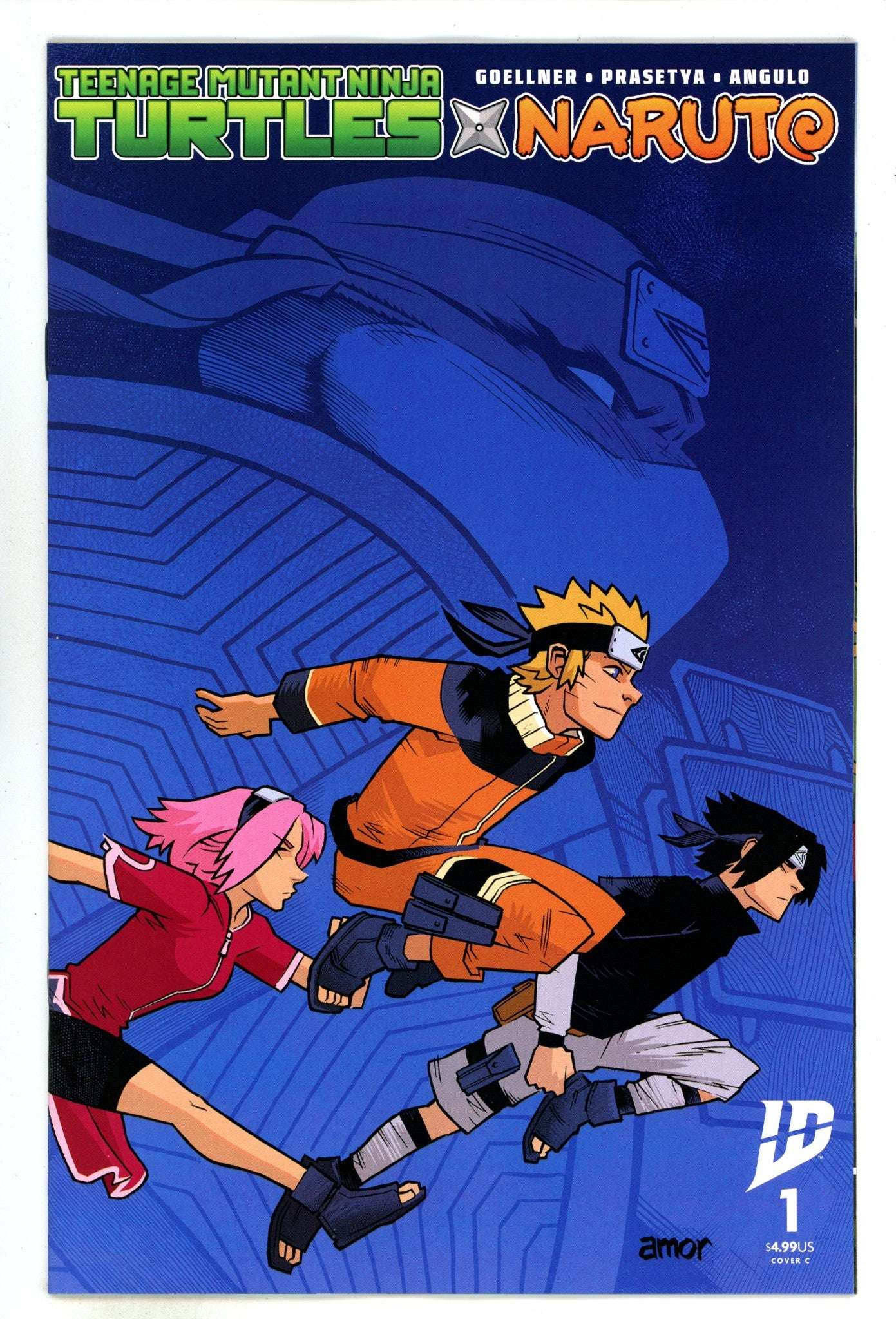 Naruto X Tmnt Tome 1 Cover au choix