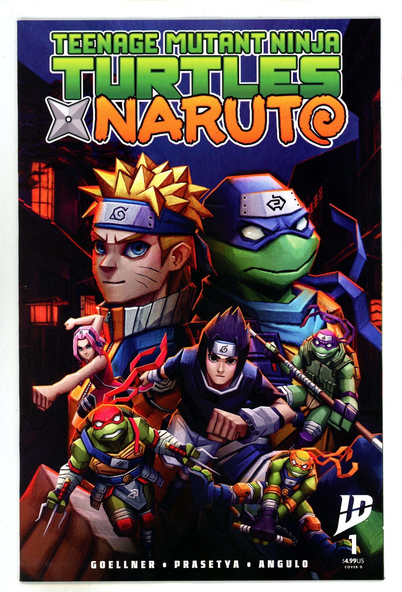 Naruto X Tmnt Tome 1 Cover au choix