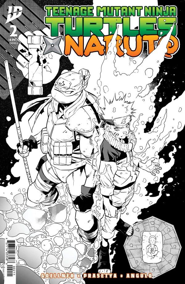 Naruto X Tmnt Tome 2 Cover au choix