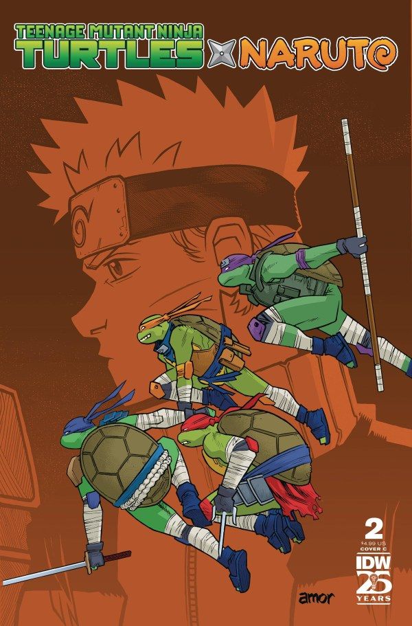 Naruto X Tmnt Tome 2 Cover au choix