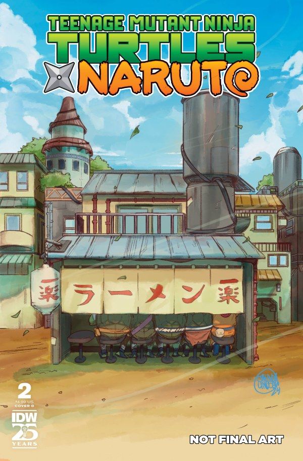 Naruto X Tmnt Tome 2 Cover au choix