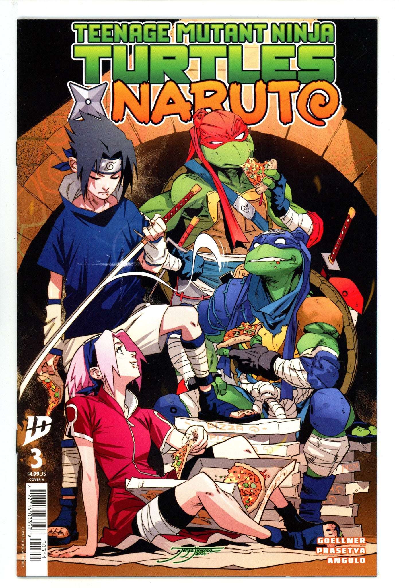 Naruto X Tmnt Tome 3 Cover au choix
