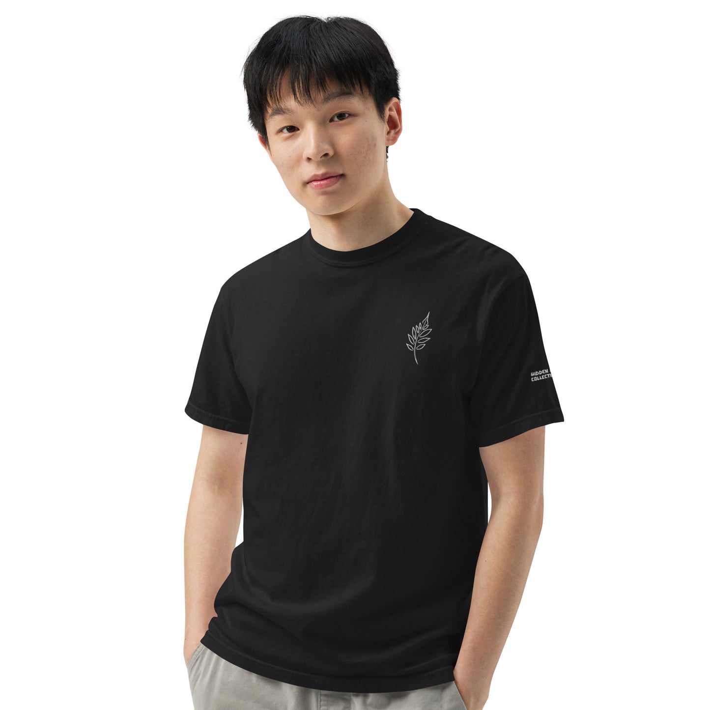 T-shirt brodé unisexe Hidden Leaf Collectibles édition limitée corbeau