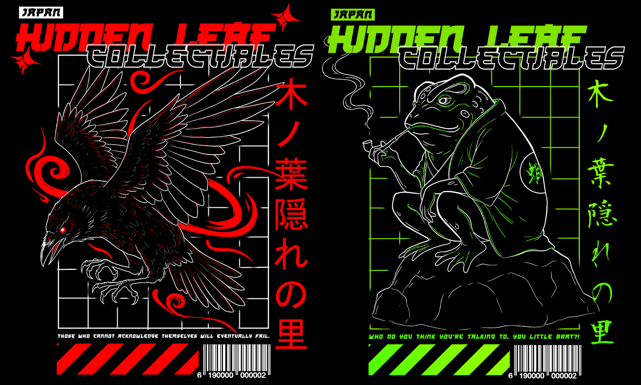 Hidden Leaf Collectibles Merch édition limité