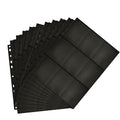 10x Page Cartable  3x3 Noir