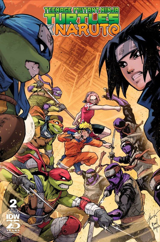 Naruto X Tmnt Tome 2 Cover au choix