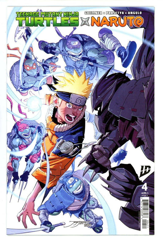 Naruto X Tmnt Tome 4 Cover au choix