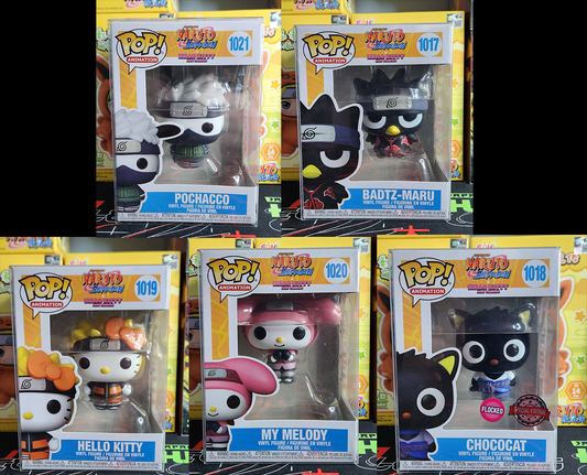 Full set Naruto X Hello Kitty