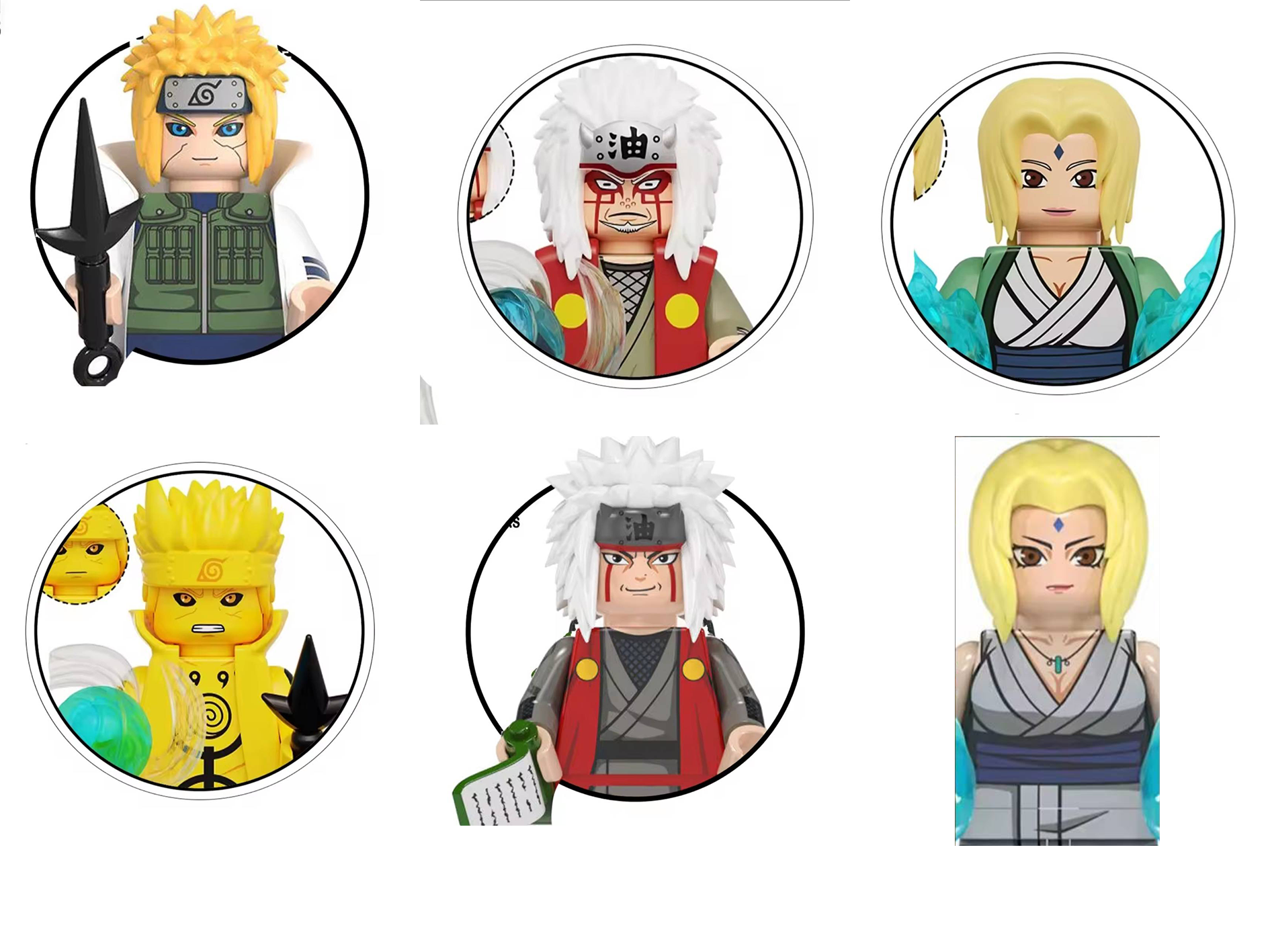 Lego Naruto Minato Jiraiya Tsunade