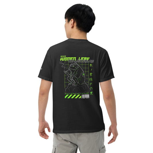 T-shirt brodé unisexe Hidden Leaf Collectibles édition limitée crapaud