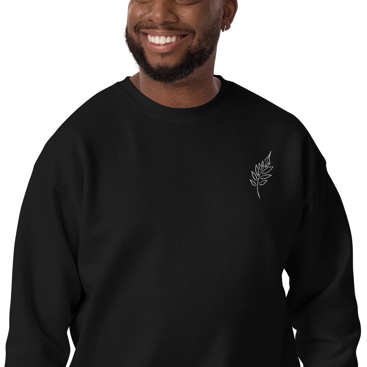 Sweatshirt brodé unisexe Hidden Leaf Collectibles édition limitée corbeau